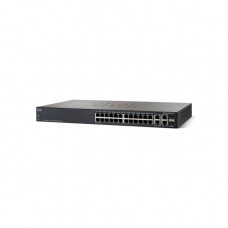 Cisco Switch 28-Port 10/100/1000 + 2x combo Gigabit SFP SG300-28 SRW2024-K9-NA