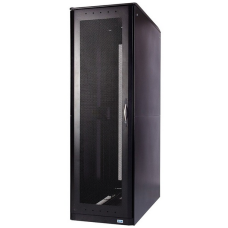 Eaton S-Series Enclosure - For LAN Switch, Patch Panel, Computer, Server - 42U Rack Height x 19" Rack Width - Floor Standing - Black - Steel - 3000 lb Static/Stationary Weight Capacity ETN-ENC423042SD