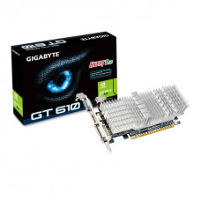 GIGABYTE NVIDIA GeForce GT 610 Silent Series 1GB GDDR3 VGA/DVI/HDMI Low Profile PCI-Express Video Card