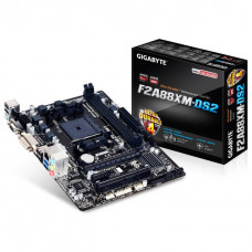 GIGABYTE GA-F2A88XM-DS2 Socket FM2+/ AMD A88X/ DDR3/ SATA3&USB3.0/ A&GbE/ MicroATX Motherboard