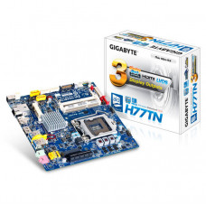 GIGABYTE GA-H77TN LGA1155/ Intel H77/ DDR3/ SATA3&USB3.0/ A&GbE/ Mini-ITX Motherboard