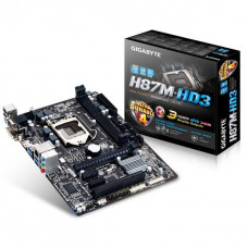 GIGABYTE GA-H87M-HD3 LGA1150/ Intel H87/ DDR3/ SATA3&USB3.0/ A&GbE/ MicroATX Motherboard