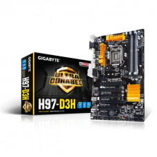 GIGABYTE GA-H97-D3H LGA1150/ Intel H97/ DDR3/ CrossFireX/ SATA3&USB3.0/ A&GbE/ ATX Motherboard