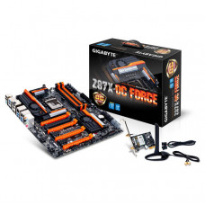 GIGABYTE GA-Z87X-OC FORCE LGA1150/ Intel Z87/ DDR3/ 4-Way CrossFireX & SLI/ SATA3&USB3.0/ WiFi/ A&2GbE/ EATX Motherboard