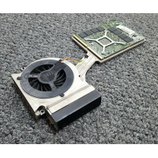 HP Cooling Fan Heatsink Video Card 8760w w/Quadro 3000M N12E-Q1 2GB 652544-001