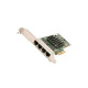 Intel E1G44HTBLK I340-T4 Gigabit Ethernet Quad-Port PCI-Express Server Adapter