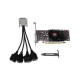 Jaton AMD Radeon HD6570 1GB DDR3 4VGA Low Profile PCI-Express Video Card