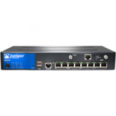 Juniper SRX210 Service Gateway - 1 x PIM, 1 x Expansion Slot - 2 x 10/100/1000Base-T LAN, 6 x 10/100Base-TX LAN SRX210H