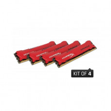 Kingston HyperX Savage Red HX316C9SRK4/32 DDR3-1600 32GB(4x8GB)/1Gx64 CL9 Memory Kit