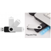 Kootion 4GB Flash Drive USB 2.0 Keychain Thumb Drive Swivel Memory Stick Black 5044896