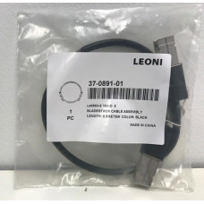 Leoni Cable Assembly 0.5 Meter Black 103-D 5 Bladestack L45593-E