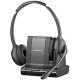 Plantronics Savi W720 Headset - Stereo - Wireless - DECT - 393.7 ft - Over-the-head - Binaural - Semi-open - Noise Cancelling Microphone 83544-01