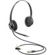 Plantronics HW261N-DC Headset - Stereo - Quick Disconnect - Wired - Over-the-head - Binaural - Supra-aural - 2.50 ft Cable - Electret Microphone 86872-01