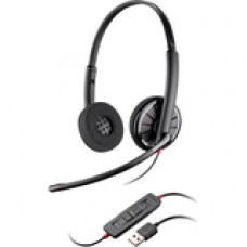 Plantronics Blackwire C320-M Headset - Stereo - USB - Wired - 20 Hz - 20 kHz - Over-the-head - Binaural - Semi-open - Noise Cancelling Microphone 85619-01