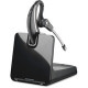 Plantronics Headset - Black - Wireless - DECT - Over-the-ear - Monaural - Outer-ear CS530
