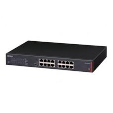 BUFFALO Bs-gu20p Series Switch 16 Ports Unmanaged Desktop, Rack-mountable BS-GU2016P