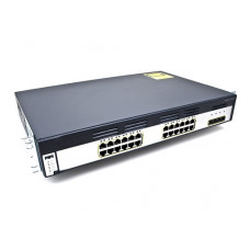 CISCO Catalyst 3750 24port Switch 10/100/1000t + 4 Sfp Standard Multilayer Image WS-C3750G-24TS-S