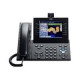 CISCO Unified Ip Phone 9971 Slimline Ip Video Phone Ieee 802.11b/g/a (wi-fi) Sip Multiline Charcoal Gray CP-9971-CL-K9