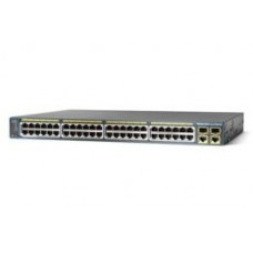 CISCO Catalyst 2960-48pst-l Ethernet Switch 2 X Sfp (mini-gbic) Shared 48 X 10/100base-tx Lan, 2 X 10/100/1000base-t Uplink WS-C2960-48PST-L