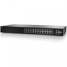 CISCO Small Business Unmanaged Switch 24 Ethernet Ports & 2 Combo Gigabit Sfp Ports SF112-24