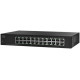 CISCO Unmanaged L2 Fast Ethernet (10/100) Black 1u SF110-24