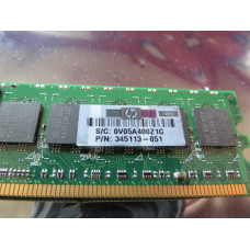HP 1gb (1x1gb) 400mhz Pc2-3200 Cl3 Ecc Registered Ddr2 Sdram Dimm Genuine Hp Memory For Hp Proliant Server Dl380 G4 Ml370 G4 345113-551