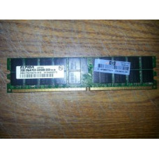 HP 2gb (1x2gb) 400mhz Pc3200 Cl3 Ecc Registered Ddr Sdram Dual Rank Dimm Genuine Hp Memory Module For Hp Proliant Server Dl580 G3/ml570 G3 345114-851