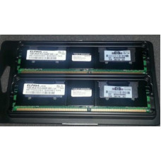 HP 2gb (2x1gb) 667mhz Pc2-5300 Cl5 Ddr2 Sdram Fully Buffered Dimm Memory Kit For Hp Proliant Server And Workstation 397411-B21