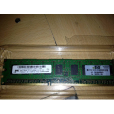 HP 2gb (1x2gb) 1333mhz Pc3-10600 Cl9 Dual Rank Unbuffered With Ecc Ddr3 Sdram Udimm Genuine Hp Memory For Hp Proliant G6/g7 Server 500209-061