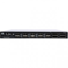 HP Storageworks Sn6000 Stackable Single Power Fibre Channel Switch Switch 12 Ports Stackable 617222-001