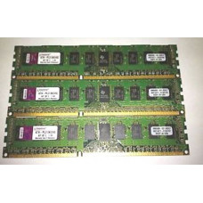 KINGSTON 6gb (3x2gb) 1333mhz Pc3-10600 240-pin Ecc Registered Ddr3 Sdram Rdimm Genuine Kingston Memory For Proliant Server KTH-PL313K3/6G