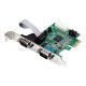 STARTECH 2 Port Native Pci Express Rs232 Serial Adapter Card With 16950 Uart Serial Adapter PEX2S952