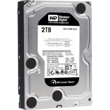 WESTERN DIGITAL Caviar Black 2tb 7200rpm Sata-6gbps 64mb Buffer 3.5 Inch Internal Hard Disk Drive WD2002FAEX