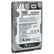 WESTERN DIGITAL Wd Black 750gb 7200rpm Sata-6gbps 16mb Buffer 2.5inch Internal Hard Disk Drive WD7500BPKX