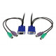 Startech Cable KVM 25FT PS/2 ULTRA-THIN 3-IN-1 2X6 Male to Female PS23N1THIN25