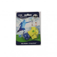 Super Talent RB 4GB USB 2.0 RUBBER Flash Drive (Brazil)