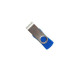 Super Talent RM Swivel 4GB USB 2.0 Flash Drive (Blue)