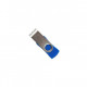 Super Talent RM Swivel 4GB USB 2.0 Flash Drive (Blue)