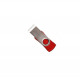 Super Talent RM Swivel 4GB USB 2.0 Flash Drive (Red)