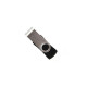 Super Talent RM Swivel 8GB USB 2.0 Flash Drive (Black)
