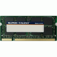 Super Talent DDR2-800 SODIMM 1GB/128x8 Samsung Chip Notebook Memory