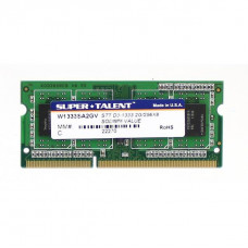 Super Talent DDR3-1333 SODIMM 2GB/256X8 Notebook Memory