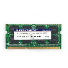 Super Talent DDR3-1333 SODIMM 8GB/512x8 CL9 Micron Chip Notebook Memory