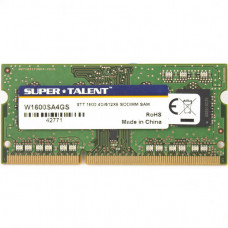 Super Talent DDR3-1600 SODIMM 4GB/512Mx8 CL11 Samsung Chip Notebook Memory