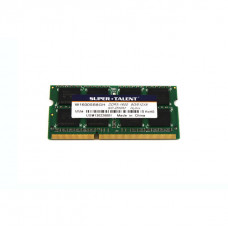 Super Talent DDR3-1600 SODIMM 8GB/512Mx8 Hynix Chip Notebook Memory