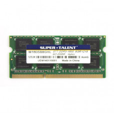 Super Talent DDR3-1600 SODIMM 8GB/512Mx8 CL11 Hynix Chip Notebook Memory 