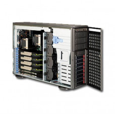 Supermicro SuperChassis CSE-747TQ-R1620B 1620W 4U Rackmount/Tower Server Chassis (Dark Gray)