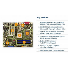 Supermicro P8SGA-O LGA 775/915G/DDR400/PCI-E/GbE Motherboard