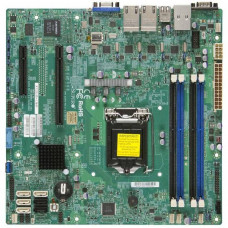 Supermicro X10SLM+-LN4F-B LGA1150/ Intel C224 PCH/ DDR3/ SATA3&USB3.0/ V&4GbE/ MicroATX Server Motherboard 