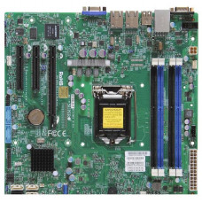 Supermicro X10SLM-F-B LGA1150/ Intel C224 PCH/ DDR3/ SATA3&USB3.0/ V&2GbE/ MicroATX Server Motherboard 